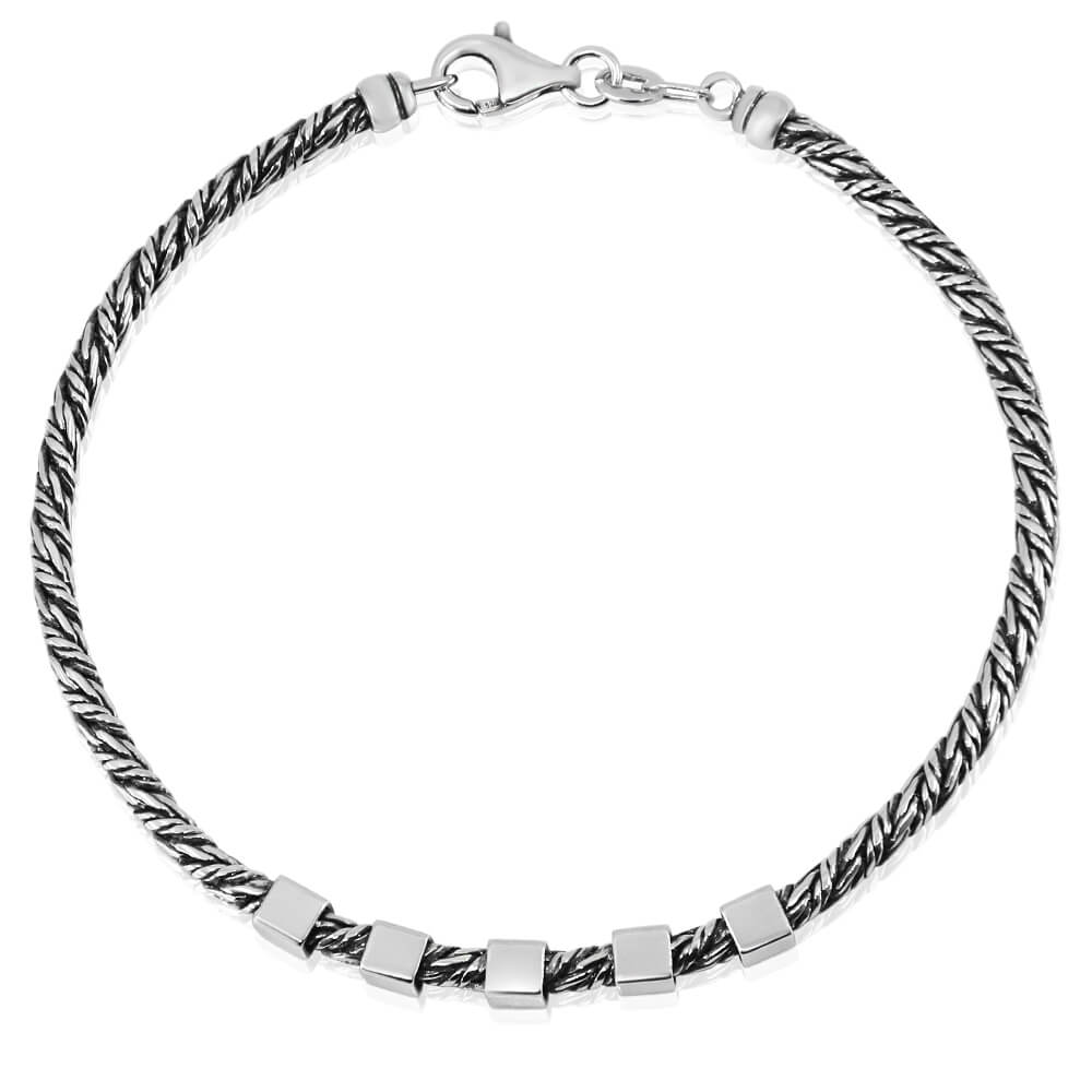 Miami Cuban Link Bracelet in Solid Sterling Silver, Available in 8 inc –  Tilo Jewelry®
