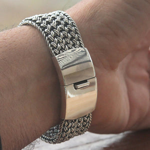 Braided Silver Bracelet