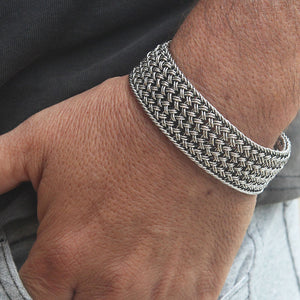 Braided Silver Bracelet