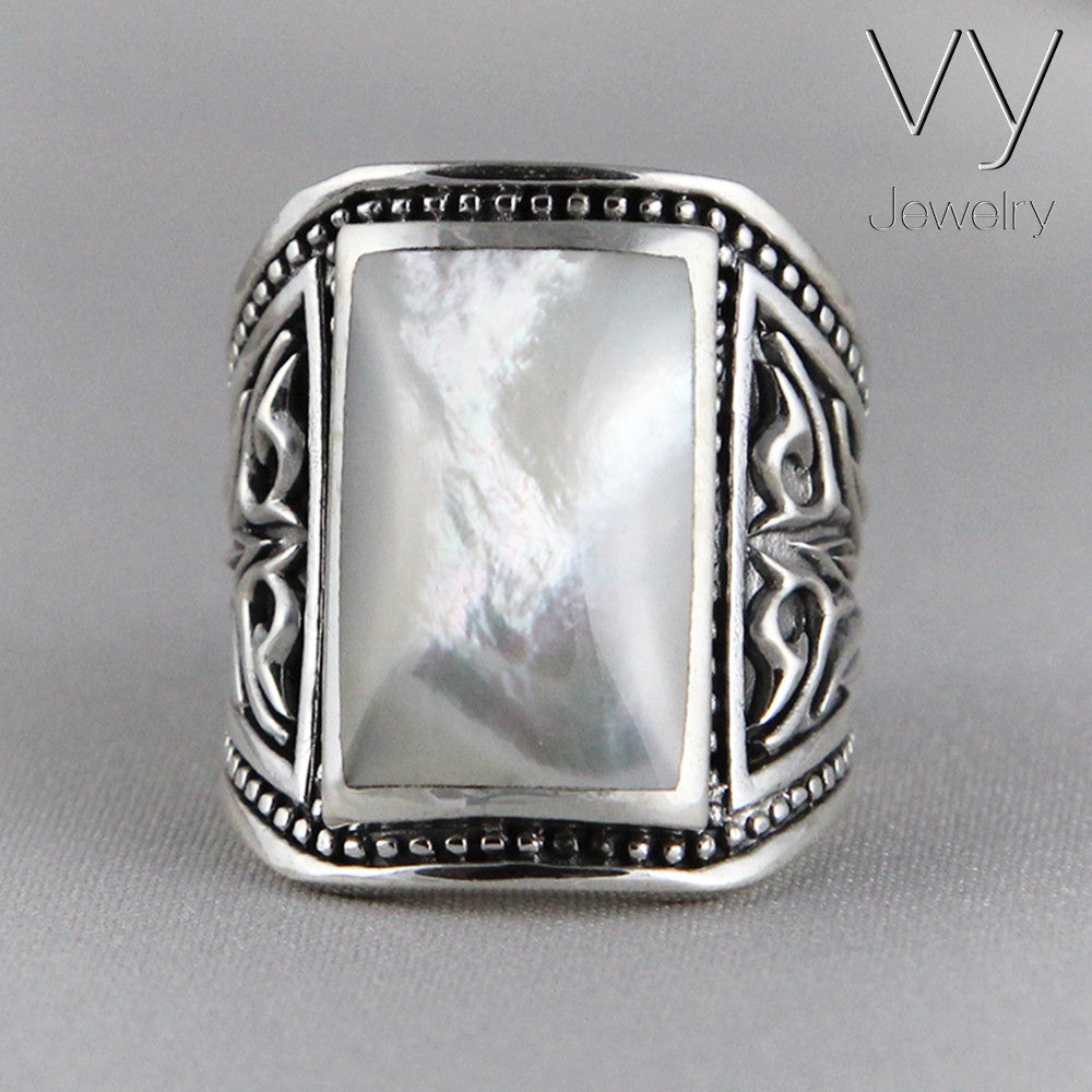 silver men ring
