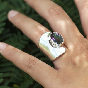 Mystic Quartz ring