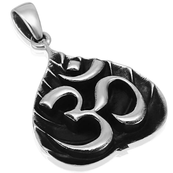 Om on Leaf — view 2