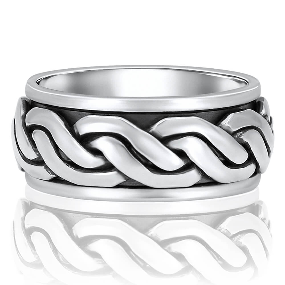 Sterling silver spinning ring