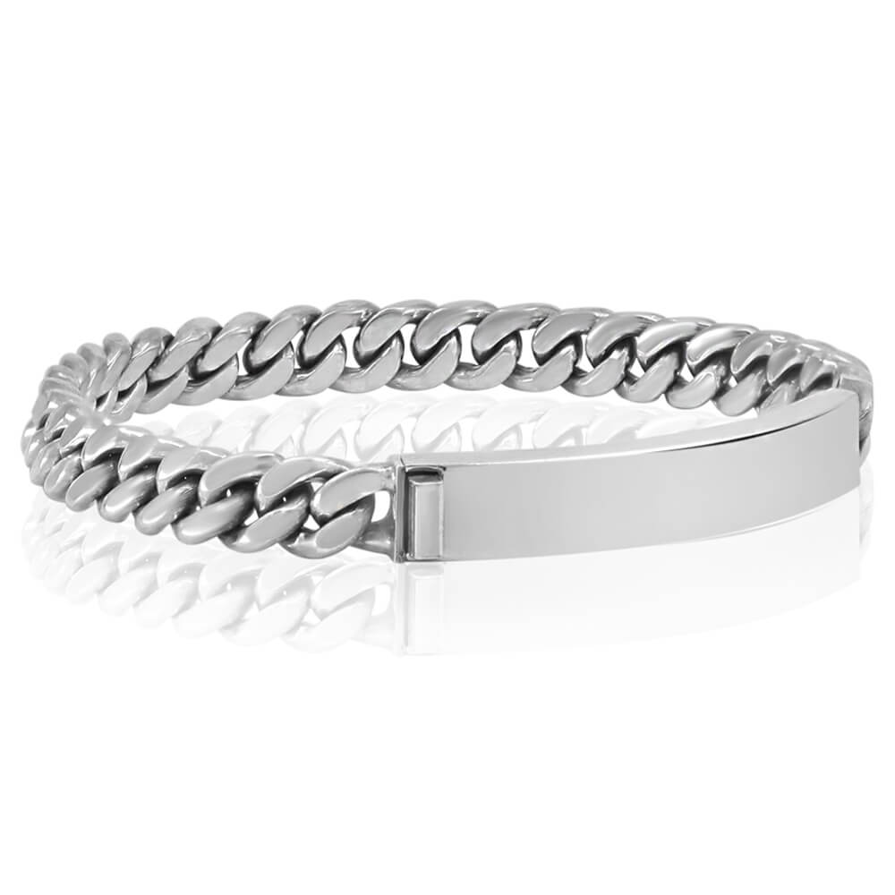 Engravable Silver Bracelet