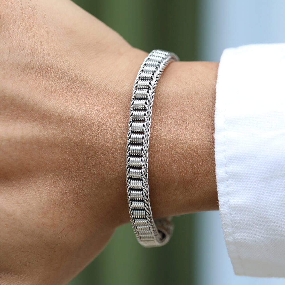 Silver Men Bracelet