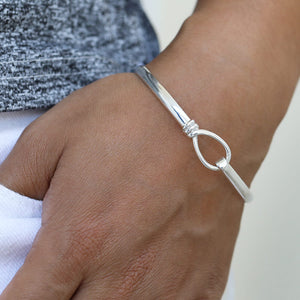 women silver bangle