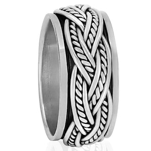 Spinner silver ring