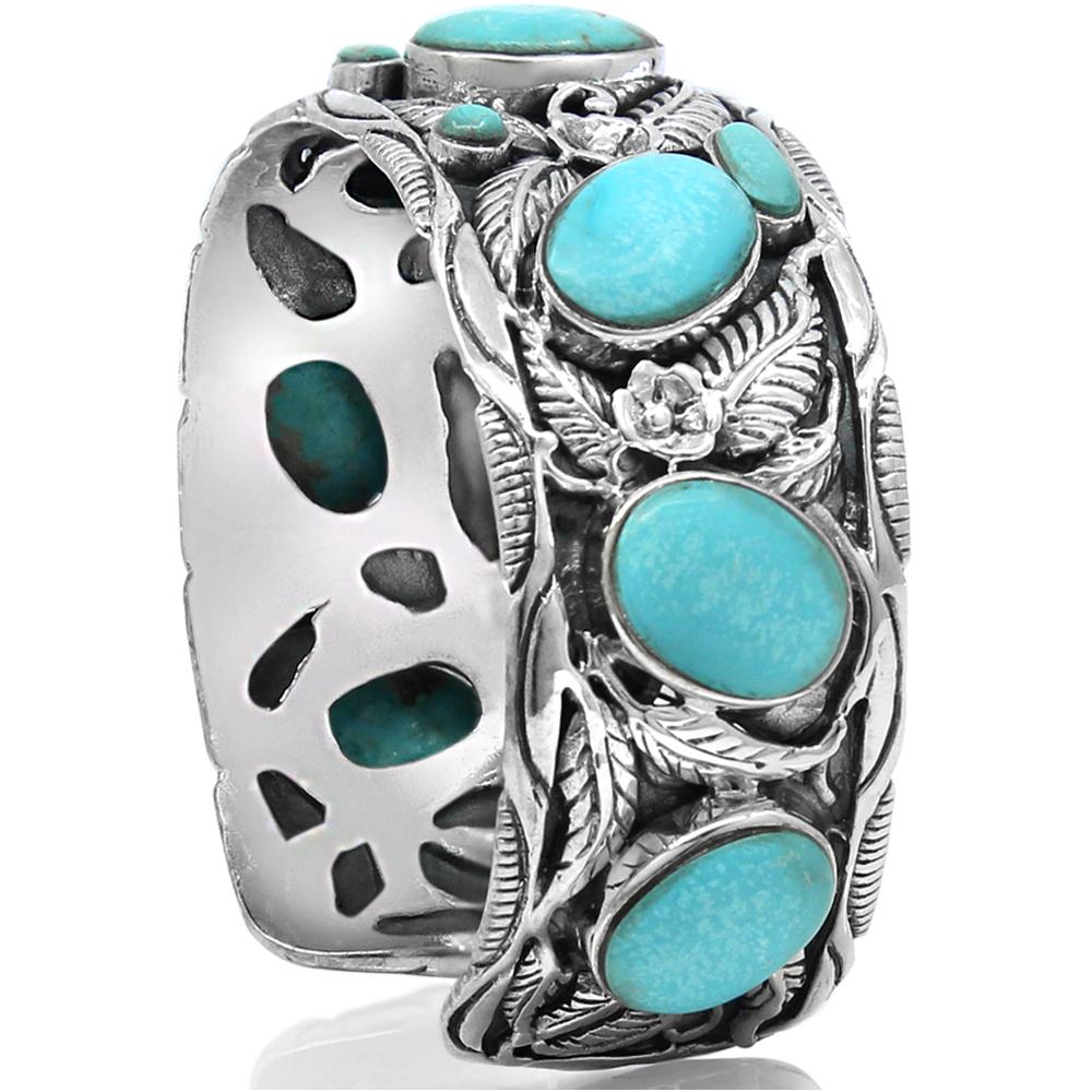Turquoise silver bracelet