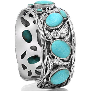 Turquoise silver bracelet