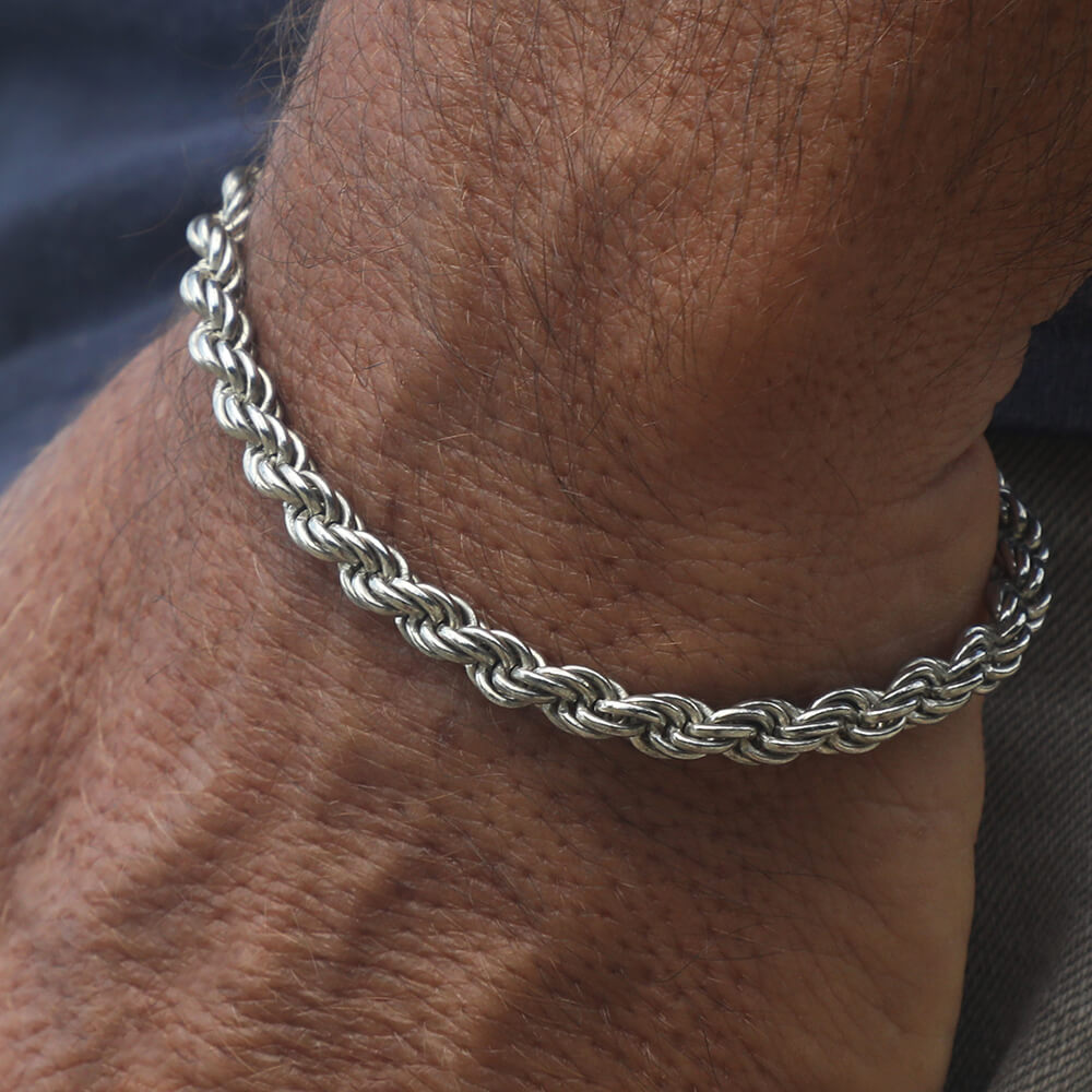 Italian silver bracelet