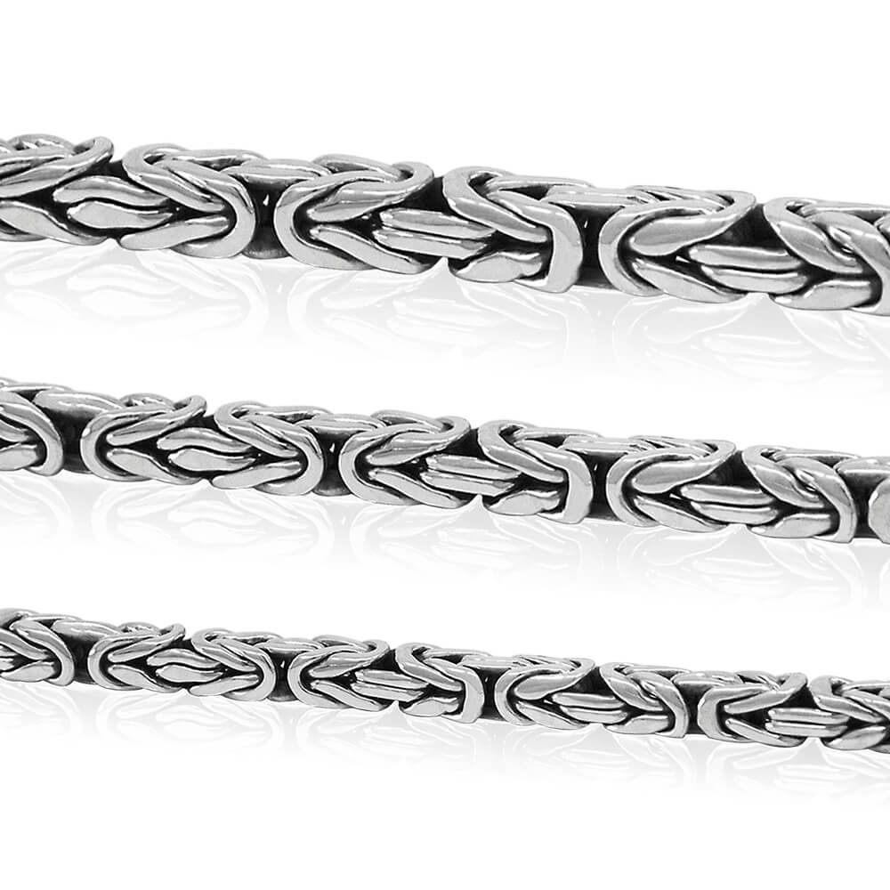 Byzantine Chain 3mm 4mm 5mm