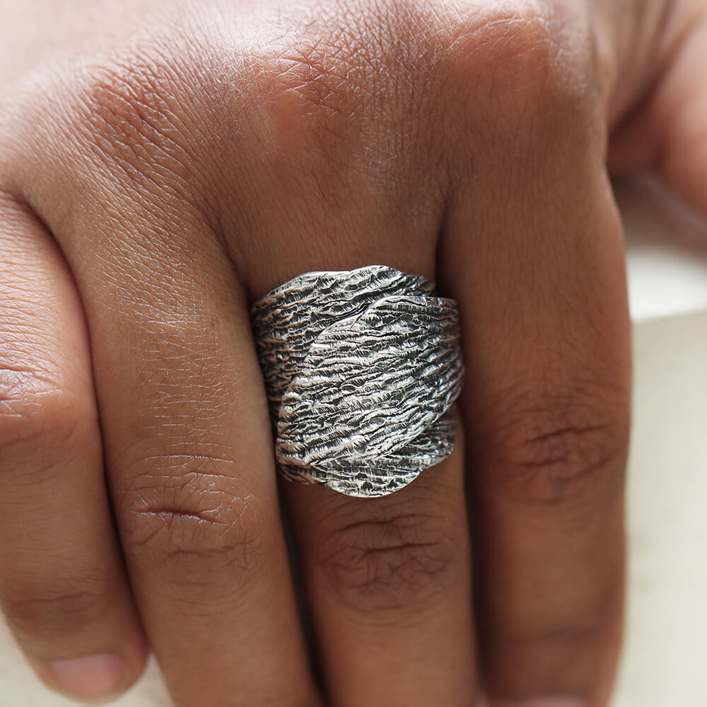 silver women ring