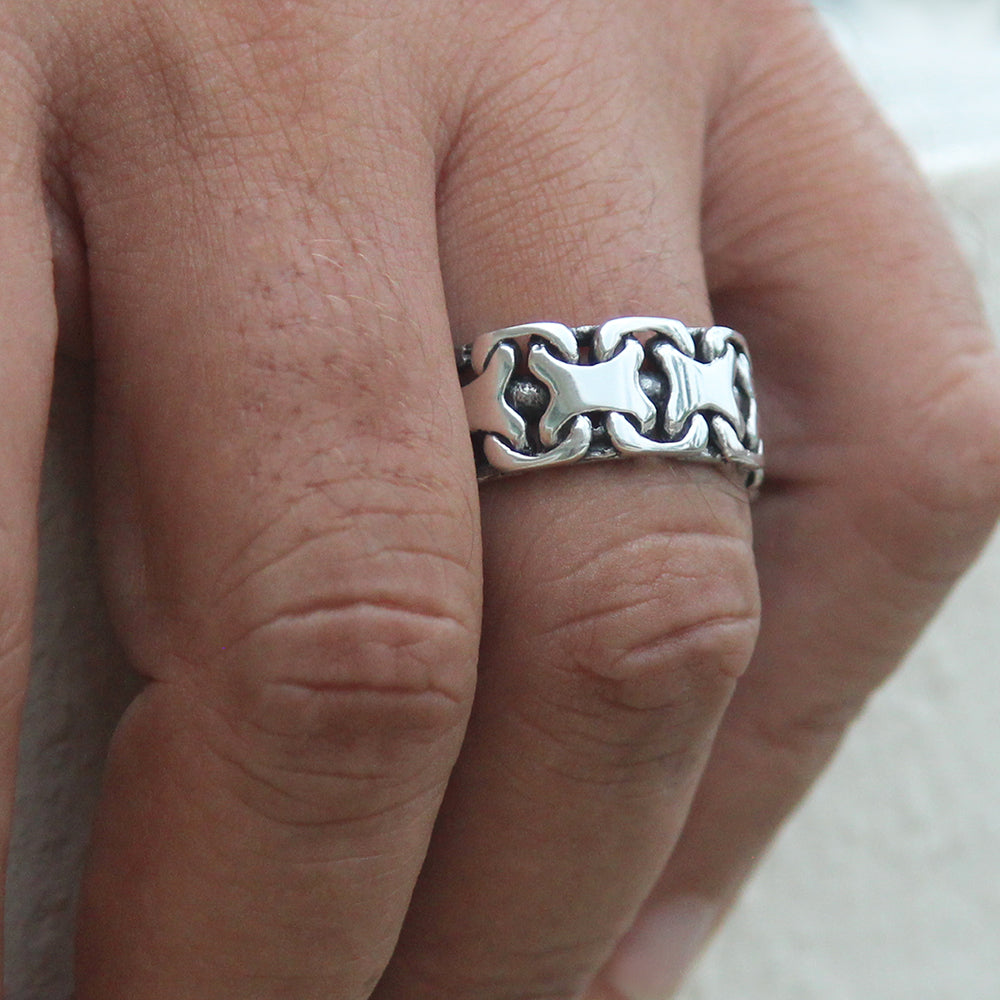 silver ring for men