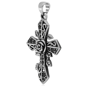 Rose Cross Pendant