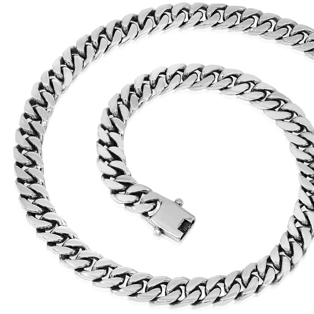 silver cuban chain