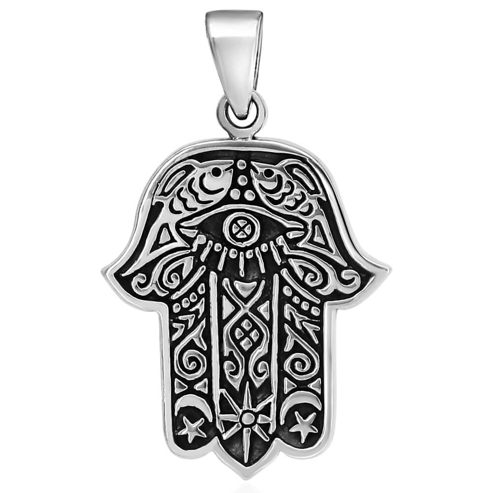 Hamsa silver Pendant