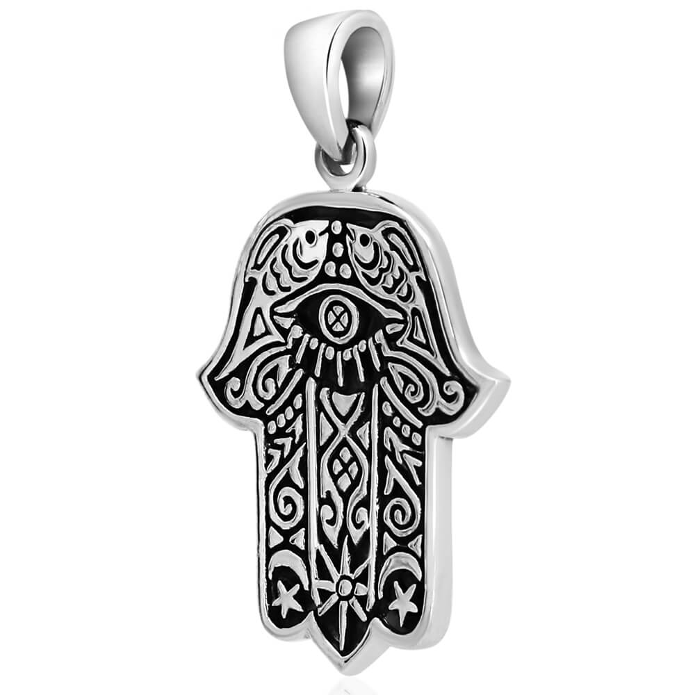 Hamsa silver Pendant