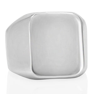 silver signet ring mens
