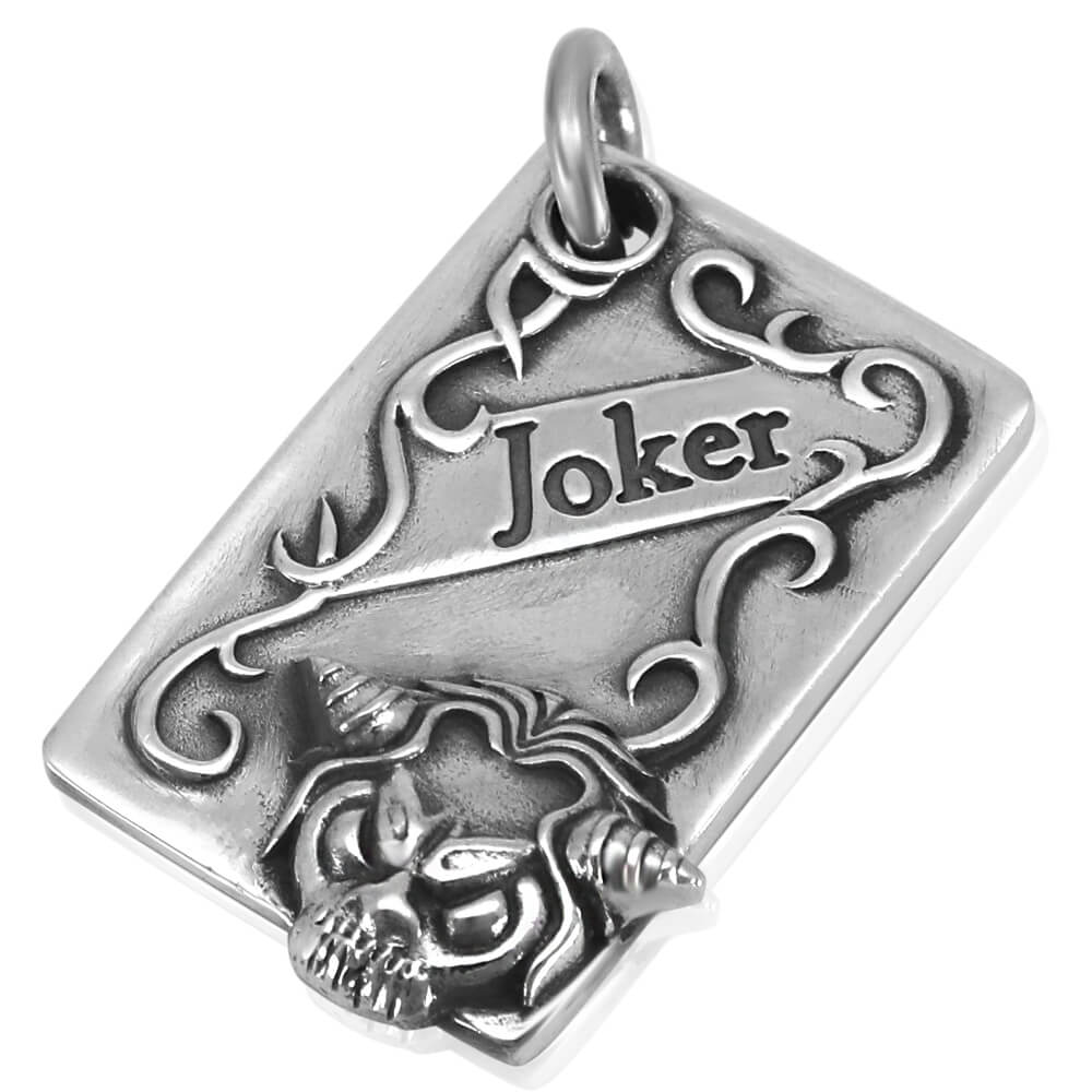 Joker card pendant