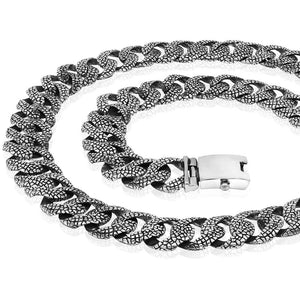 Thick silver chain