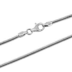 Silver snake chain