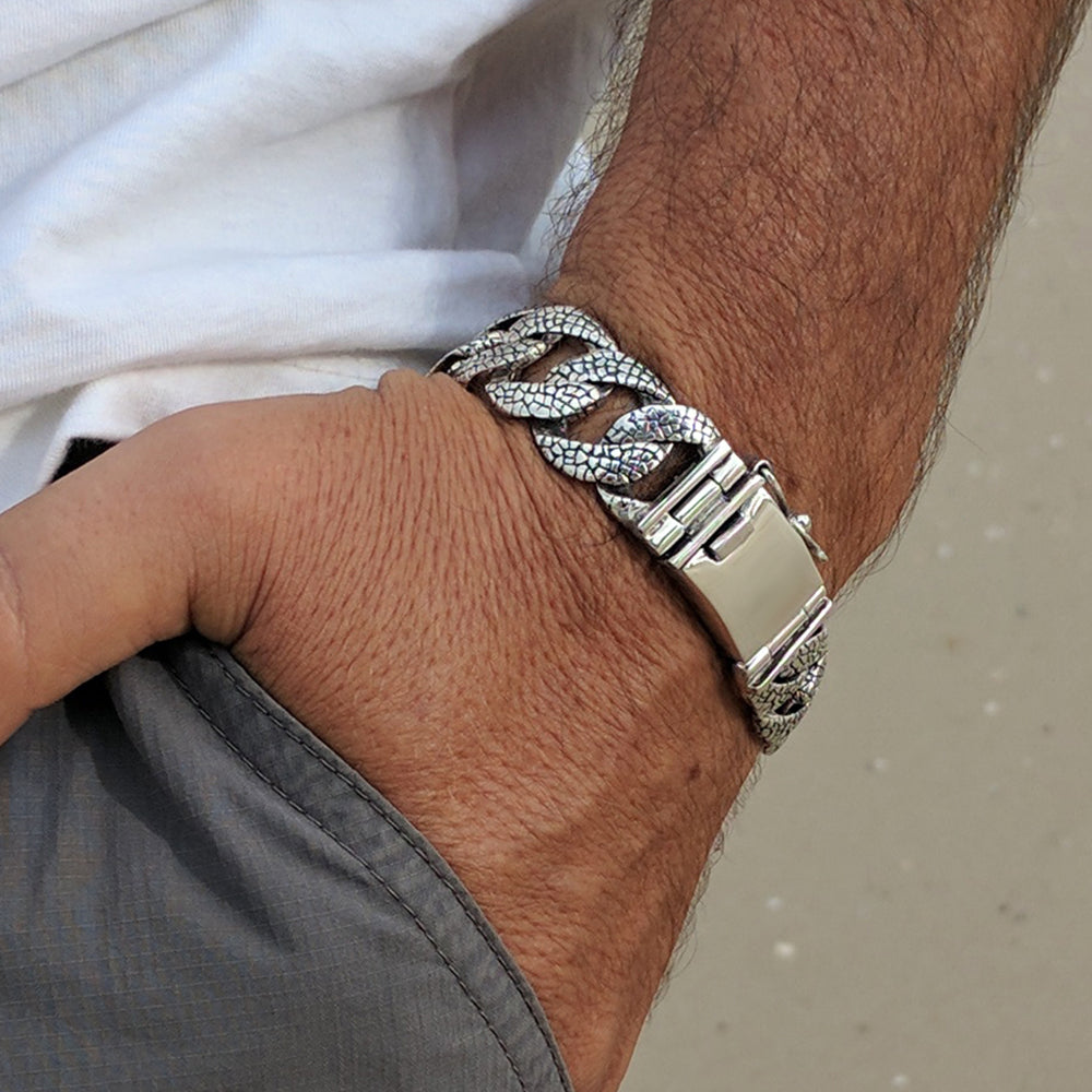 Silver Men Bracelet