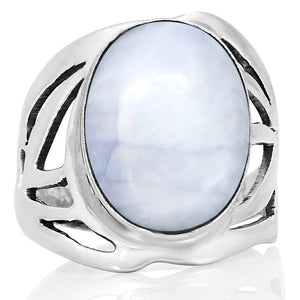 moonstone silver ring