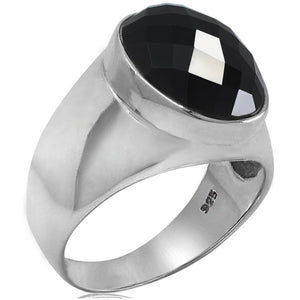 Black Onyx Ring for Men