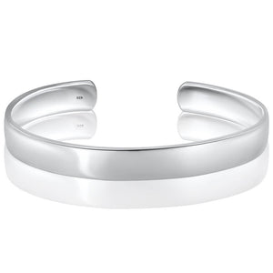 silver cuff bracelet 025 stamp