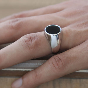 onyx ring men