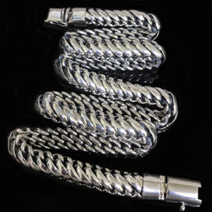 Thick silver chain for men
