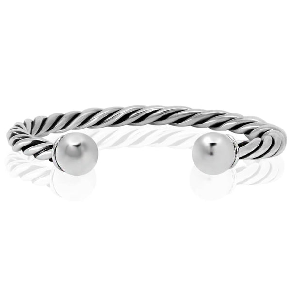 Sterlings Silver Bangle Cuff for Men and Women - Size M L XL - VY Jewelry