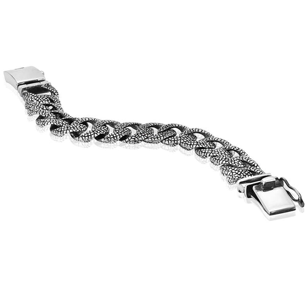 Silver Bracelet for Men - High Class - Size 6 to 11 inches - VY Jewelry