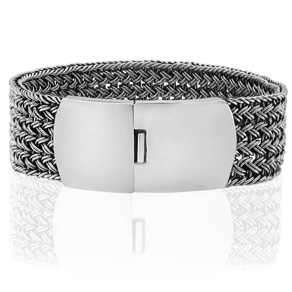 Braided Silver Bracelet