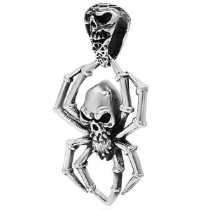 Silver spider pendant