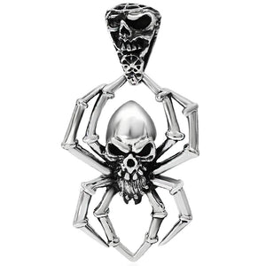 Silver spider pendant