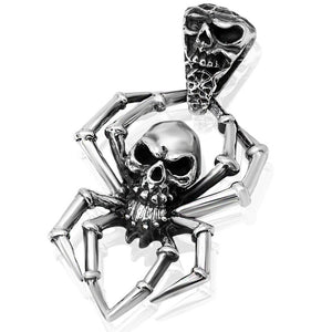 Silver spider pendant