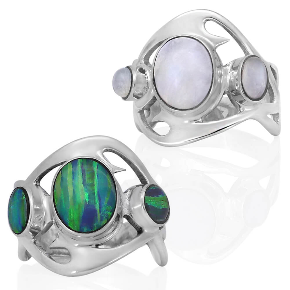 silver rings for women