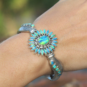 blue opal bracelet